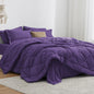 Love's cabin Full Comforter Set Black, 7 Pieces Full Bed in a Bag, All Season Bedding Sets with 1 Comforter, 1 Flat Sheet, 1 Fitted Sheet, 2 Pillowcase and 2 Pillow Sham
