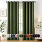 MIULEE Blackout Curtains for Bedroom 2 Panels 40 x 84 Inch Long Black
