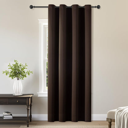 ChrisDowa Blackout Curtains Door Curtain for Doorway Privacy Closet Drapes