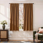 Lazzzy Blackout Curtains Thermal Insulated Curtains Room Window Drapes Super Soft Luxury Curtains for Living Room Bedroom Rod Pocket 2 Panels, 96 Inch Lined | Beige