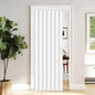 Vatge Closet Door Curtain Room Divider Drapes, Pleated Folding Style Curtains for Doorways Curtain for Bedroom Without Door,1 Panel with Tieback, W39 x L78, Black