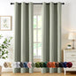 MIULEE Blackout Curtains for Bedroom 2 Panels 40 x 84 Inch Long Black