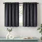 MIULEE Halloween Black Blackout Curtains for Bedroom Room 40"x63" 2 Panels