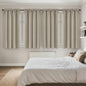 MIULEE Black Blackout Curtains 63 Inch Length for Bedroom Set of 4 Panels