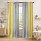 Burnt Orange Curtains 84 Inch Length for Living Room,2 Panels