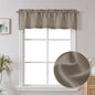 Chyhomenyc 2 Panels White Kitchen Curtains 36 Inch Length Tier Curtain