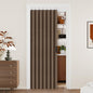 Vatge Closet Door Curtain Room Divider Drapes, Pleated Folding Style Curtains for Doorways Curtain for Bedroom Without Door,1 Panel with Tieback, W39 x L78, Black