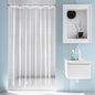 EurCross Clear Shower Curtain Liner Short Length 68 inches with 5 Magnets, Waterproof PVC-Free 9G Heavy Duty PEVA Shorter Transparent Shower Curtain 72 x 68 inch Without Hooks