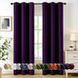 MIULEE Blackout Curtains for Bedroom 2 Panels 40 x 84 Inch Long Black