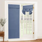 RYB HOME Blackout French Door Curtain, No Drill, W26 x L69, Black, 1 Panel