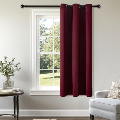 ChrisDowa Blackout Curtains Door Curtain for Doorway Privacy Closet Drapes