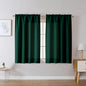 Chyhomenyc 2 Panels White Kitchen Curtains 36 Inch Length Tier Curtain