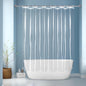 EurCross Clear Shower Curtain Liner Short Length 68 inches with 5 Magnets, Waterproof PVC-Free 9G Heavy Duty PEVA Shorter Transparent Shower Curtain 72 x 68 inch Without Hooks
