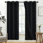 SimpleHome Cream 100% Blackout Curtains Room Darkening Living Room 84 Inch