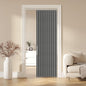 AJAZZ Blackout Accordion Door Magnetic Door Curtain Folding Closet Doors Curtain Invisible for Bedroom Room Living Room Doorway, Grey 42" W x 78" L, 1 Panel