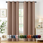 MIULEE Blackout Curtains for Bedroom 2 Panels 40 x 84 Inch Long Black