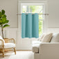 ChrisDowa Blackout Curtains Door Curtain for Doorway Privacy Closet Drapes