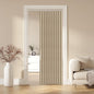 AJAZZ Blackout Accordion Door Magnetic Door Curtain Folding Closet Doors Curtain Invisible for Bedroom Room Living Room Doorway, Grey 42" W x 78" L, 1 Panel