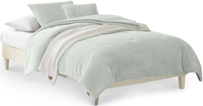 UGG Remina Queen Comforter Set with Throw Blanket & Pillow, 5-Piece, Beige