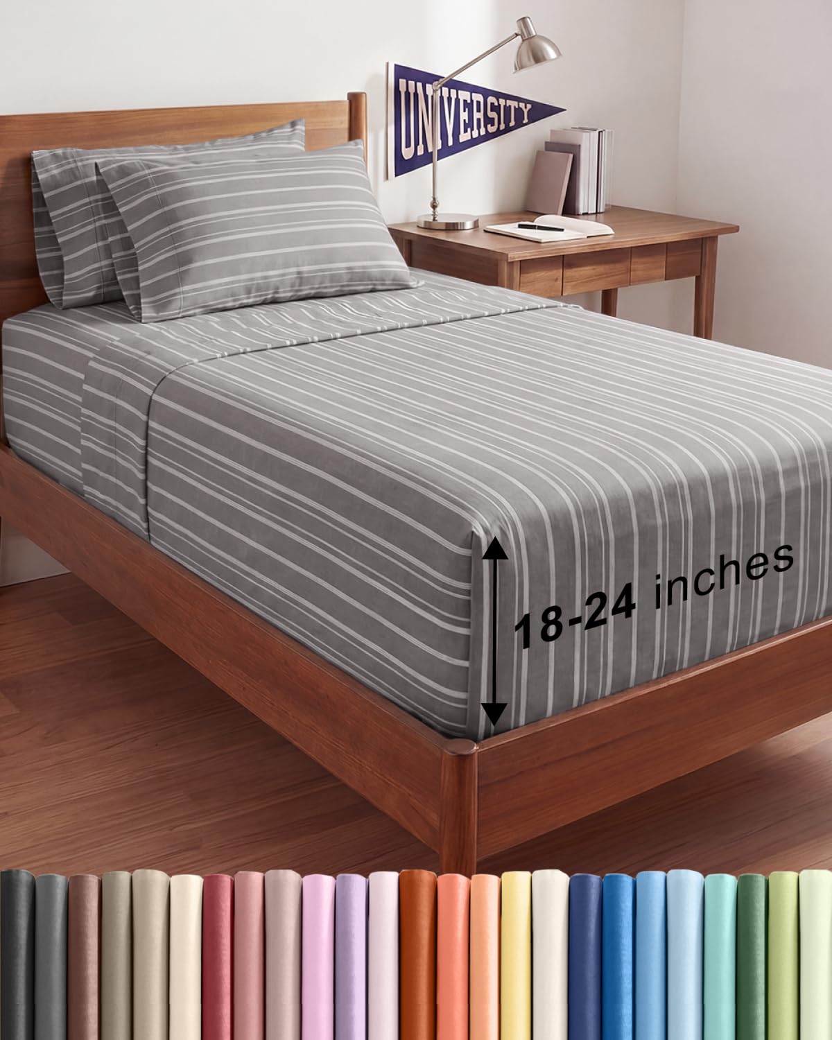 CGK Extra Deep King Sheet Set - 6pc Cooling Sheets - White