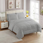 Sweet Home Collection 5 Piece Comforter Set Bag Solid Color All Season Soft Down Alternative Blanket & Luxurious Microfiber Bed Sheets, Navy, Twin