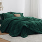 Love's cabin Full Comforter Set Black, 7 Pieces Full Bed in a Bag, All Season Bedding Sets with 1 Comforter, 1 Flat Sheet, 1 Fitted Sheet, 2 Pillowcase and 2 Pillow Sham