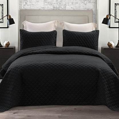 Exclusivo Mezcla Reversible Full Queen Quilt Bedding Set, Grey