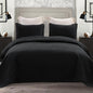 Exclusivo Mezcla Reversible Full Queen Quilt Bedding Set, Grey