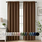 MIULEE Halloween Black Blackout Curtains for Bedroom Room 40"x63" 2 Panels