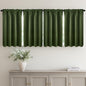 MIULEE Black Blackout Curtains 63 Inch Length for Bedroom Set of 4 Panels