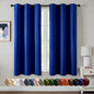 MIULEE Blackout Curtains for Bedroom 2 Panels 40 x 84 Inch Long Black
