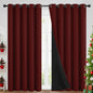 Yakamok Emerald Green Blackout Curtains 84 inches for Living Room, 52" Wide