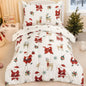 david's kids 4 Piece Toddler Bedding Set - Soft Breathable Toddler Bedding Set for Boys Girls, Includes Quilted Comforter, Flat Sheet, Fitted Sheet and Pillowcase, Dinosaur Navy