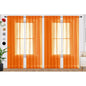 SpaceDresser Sheer Voile Curtains for Living Room 84 Inch Long 2 Panels