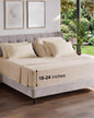 CGK Extra Deep King Sheet Set - 6pc Cooling Sheets - White