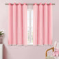 XiDi Blackout Curtains for Girls Bedroom Decor Pink Kids Rainbow Curtains
