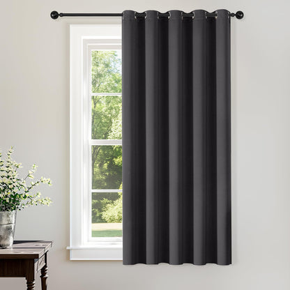 ChrisDowa Blackout Curtains Door Curtain for Doorway Privacy Closet Drapes