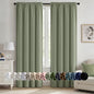 MIULEE Halloween Black Blackout Curtains for Bedroom Room 40"x63" 2 Panels