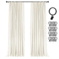INOVADAY 100% Blackout Curtains for Bedroom Black Out Curtains 84 Inch Long