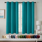 MIULEE Blackout Curtains for Bedroom 2 Panels 40 x 84 Inch Long Black