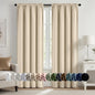 MIULEE Halloween Black Blackout Curtains for Bedroom Room 40"x63" 2 Panels