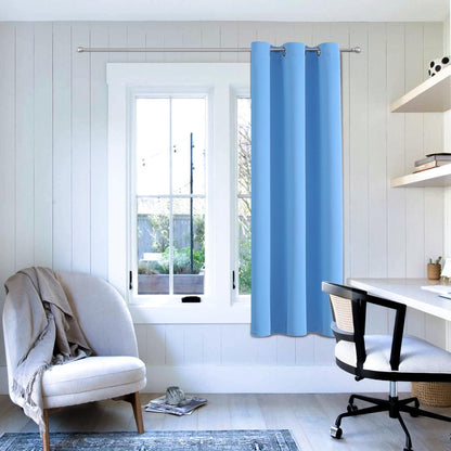 ChrisDowa Blackout Curtains Door Curtain for Doorway Privacy Closet Drapes
