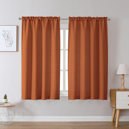 Chyhomenyc 2 Panels White Kitchen Curtains 36 Inch Length Tier Curtain