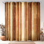 Rustic Brown Striped Shower Curtain Abstract Ombre Vintage Modern Masculine