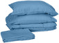Full Size Comforter Set with Sheets - 7-Piece Bedding Collection - 1 Comforter, 1 Fitted Sheet, 1 Flat, 4 Pillowcases - Deep Pocket - Soft & Breathable Premium Quality - Ideal for All Seasons, Gray