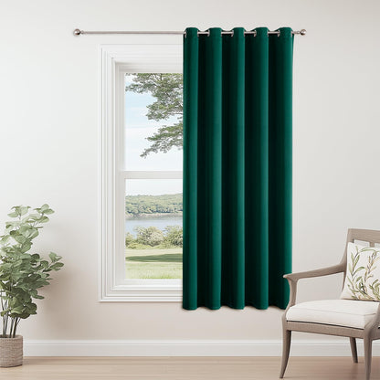 ChrisDowa Blackout Curtains Door Curtain for Doorway Privacy Closet Drapes