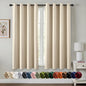 MIULEE Blackout Curtains for Bedroom 2 Panels 40 x 84 Inch Long Black