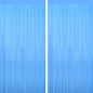 GCB 2Pack Black Metallic Tinsel Foil Fringe Curtain, Black Curtain Backdrop