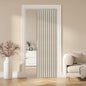 AJAZZ Blackout Accordion Door Magnetic Door Curtain Folding Closet Doors Curtain Invisible for Bedroom Room Living Room Doorway, Grey 42" W x 78" L, 1 Panel
