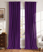 Linen Total Blackout Curtains for Bedroom Living Room 84 Inch, Cream